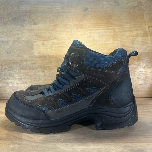 Ozark Trail WATERPROOF Peyton Mens Sz 12W Hiking Leather Suede Boots 2539395 - Picture 3 of 8